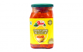 9am Tangy Lime Pickle   Glass Jar  400 grams